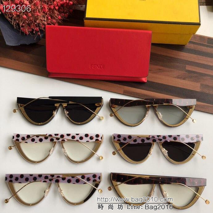 FENDI芬迪 原版 FENDI 走秀款 官網新品 女款太陽鏡 FF0381S  lly1518